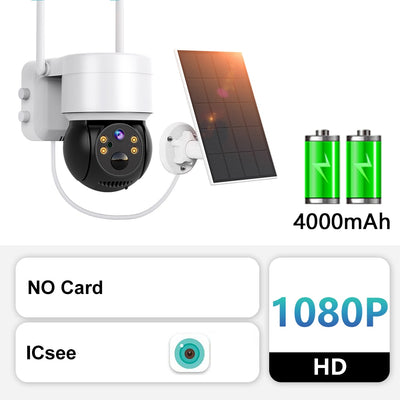 WIFI Solar PTZ CCTV Camera