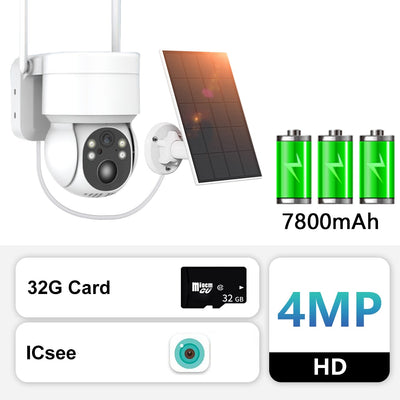 WIFI Solar PTZ CCTV Camera